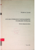 Analiza wybranych mechanizmów wyobraźni twórczej Dedykacja autora