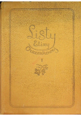 Orzeszkowa Listy Zebrane Tom I