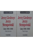Giedroyc Stempowski Listy 1946 - 1969 Część I i II
