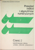 Przegląd metod i algorytmów numerycznych  część 2