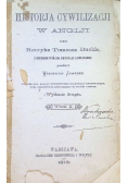Historja Cywilizacji w Anglji 1873r