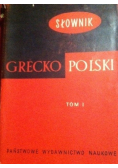 Słownik grecko polski Tom I