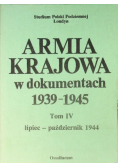 Armia krajowa w dokumentach Tom IV