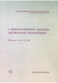 I międzynarodowy kongres archeologii słowiańskiej VI