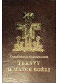 Teksty o Matce Bożej Franciszkanie średniowieczni