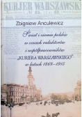 Świat i ziemie polskie w oczach redaktorów i współpracowników Kuriera Warszawskiego w latach 1868-1915