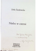 Niebo w czerni Dedykacja autora
