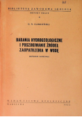 Badania hydrogeologiczne i poszukiwanie źródeł zaopatrzenia w wodę