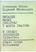 Związek walki zbrojnej i Armii Krajowej Tom II