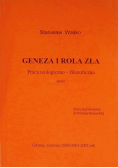Geneza i rola zła praca teologiczno-filozoficzna
