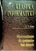 Klasyka Informatyki Wprowadzenie do systemów baz danych