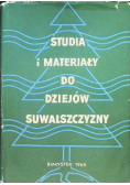 Studia i Materiały do dziejów Suwalszczyzny
