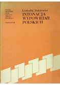 Intonacja wypowiedzi polskich