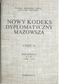 Nowy kodeks dyplomatyczny  Mazowsza część II
