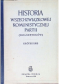 Historia Wszechzwiązkowej Komunistycznej Partii Bolszewików. Krótki kurs 1949 r.