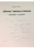 Chemar wpisany w historię zadowolenie z przeszłości