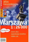 Warszawa 1:26 000 kieszonkowy atlas miasta