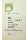 Esej o człowieku Wstęp do filozofii kultury