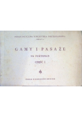 Gamy i pasaże na fortepian Część I