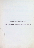 Zbiór najważniejszych przepisów uniwersyteckich 1913 r.