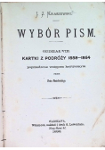 Wybór pism oddział VIII kartki z podróży 1892 r.