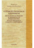 O starożytnościach litewskich
