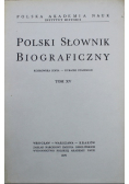 Polski słownik biograficzny Tom XV