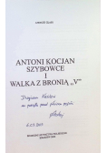 Antoni Kocjan szybowce i walka z bronią V