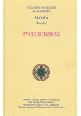 Słowa Tom IV Życie rodzinne