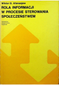 Rola informacji w procesie sterowania społeczeństwem