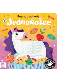 Poznaj i dotknij Jednorożce Książeczka sensoryczna