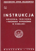 Instrukcja noszenia troczenia i pakowania wyposażenia w kawalerii
