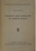 Niemiecka lista narodowa na Górnym Śląsku 1946 r.