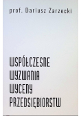 Współczesne wyzwania wyceny przedsiębiorstw