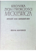Kronika życia i twórczości Mickiewicza