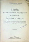 Zbiór Najważniejszych Dokumentów Do Powstania Państwa Polskiego 1920 r.