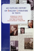 An outline history of English literature in texts