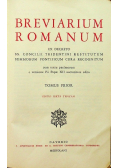 Breviarium Romanum Tomus Prior