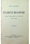 Zygmunt Krasiński Tom 2 1904 r.