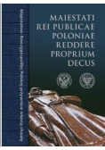 Maiestati Rei Publicae Poloniae Reddere Proprium Decus