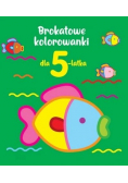 Brokatowe kolorowanki dla 5-latka