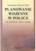 Planowanie wojenne w Polsce w latach 1921 1926