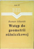 Wstęp do geometrii różniczkowej