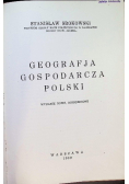 Geografja Gospodarcza Polski ,1939 r.