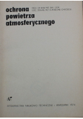 Ochrona powietrza atmosferycznego