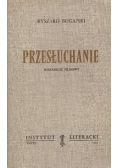 Przesłuchanie Scenariusz filmowy