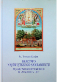 Bractwo Najświętszego Sakramentu w Jankowicach Rybnickich w latach 1675 - 1897