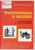 Kwestionariusze w socjologii