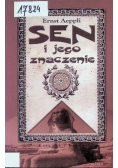 Sen i jego znaczenie