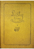 Listy Elizy Orzeszkowej Tom I